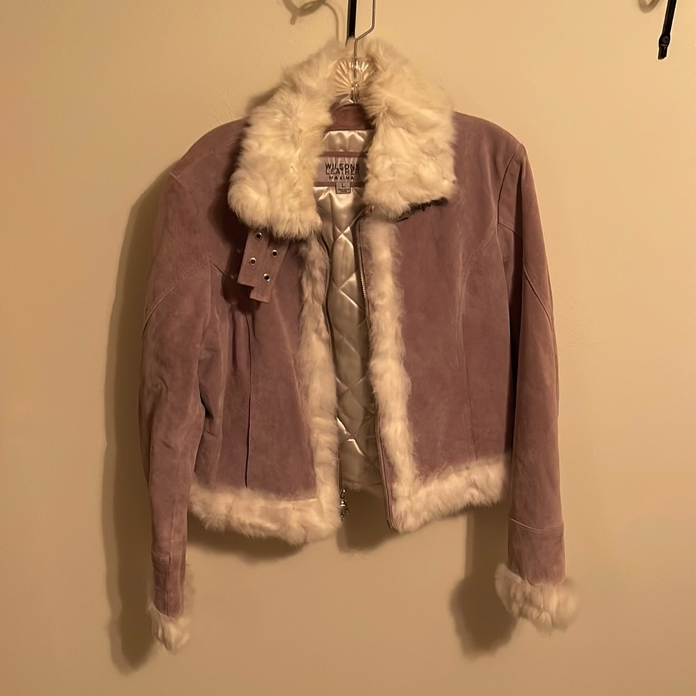 Lavender Suede Jacket